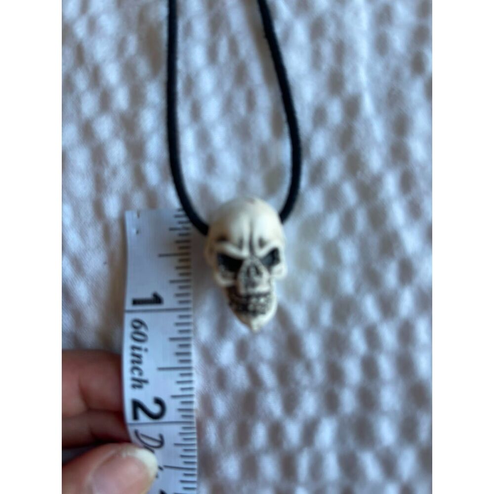 3 Wooden Fish Hook Skull Tooth Pendant Necklaces Set Mens Tribal Hawaiian Surfer - Picture 3 of 7
